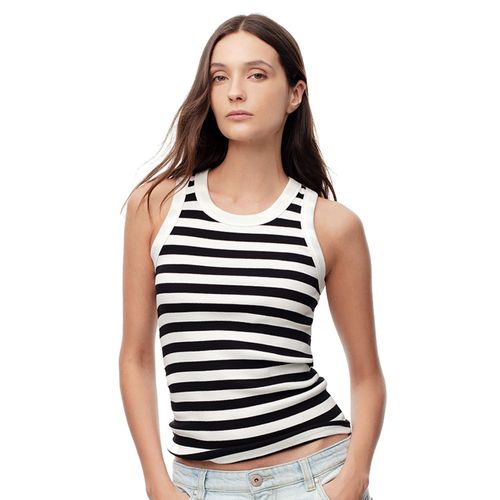 Camiseta Manga Sisa Tejido De Punto Femenino Paulie Gef Talla M