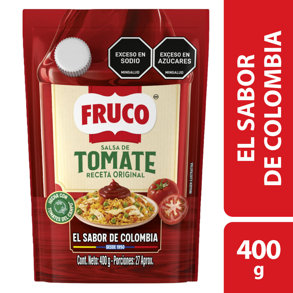 Salsa de Tomate Fruco Doypack 400g