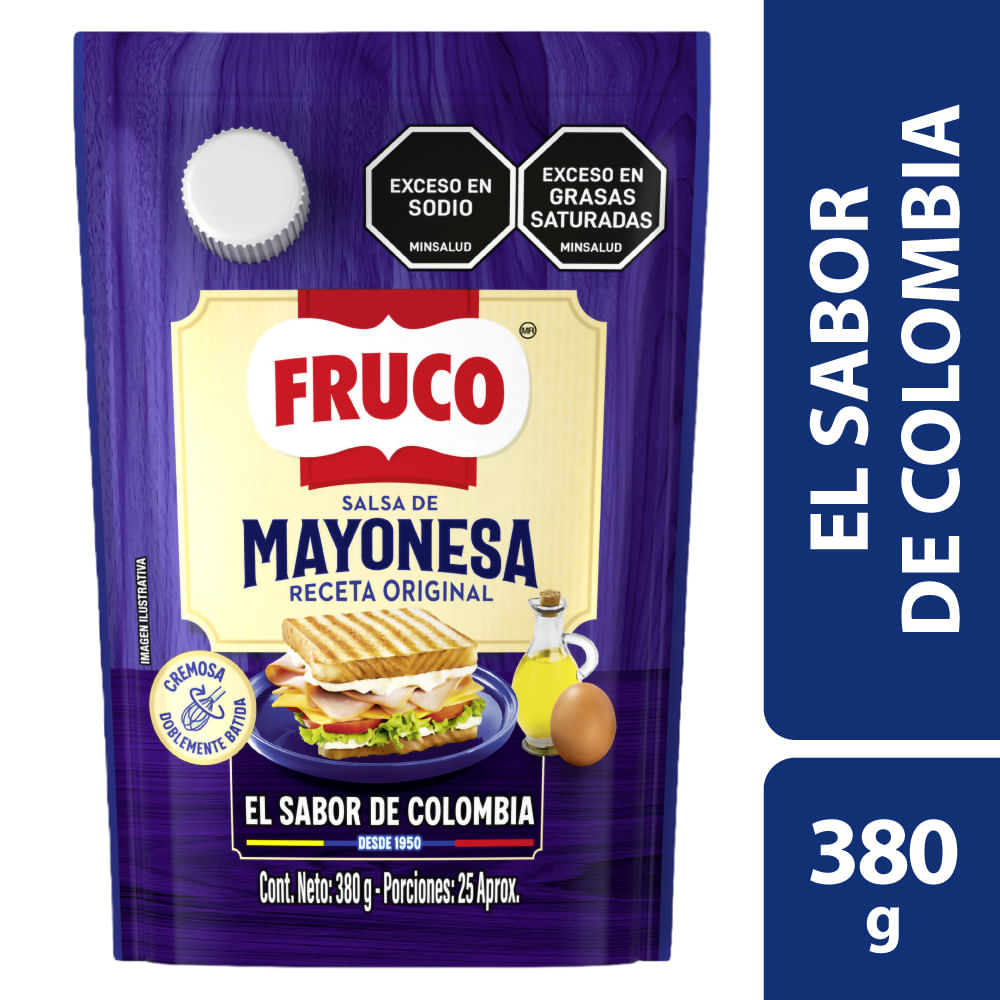 Salsa de Mayonesa Fruco Doypack 380g