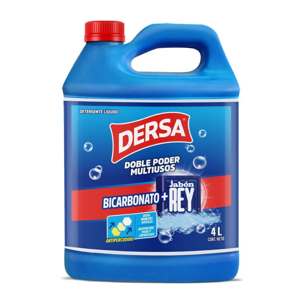 Detergente Dersa líquido + jabon Rey x4L
