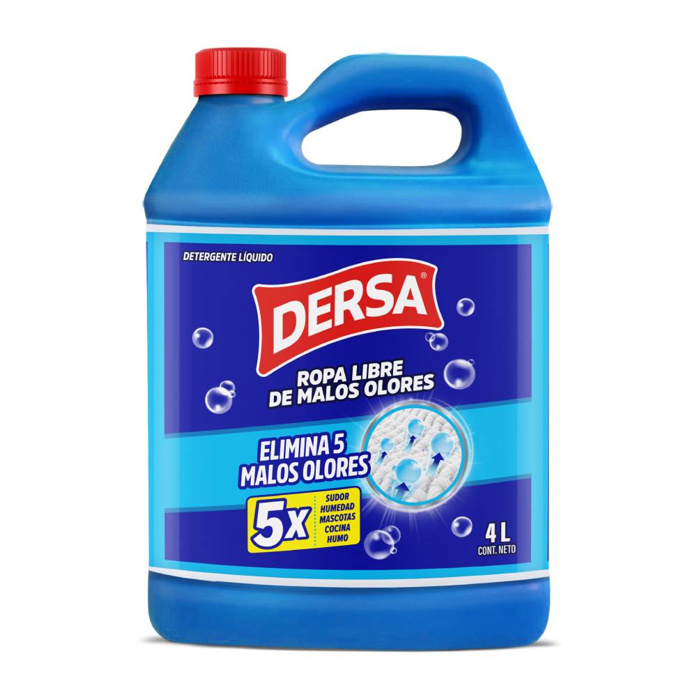 Detergente Dersa liquido x 50 lavadas x 4 litros