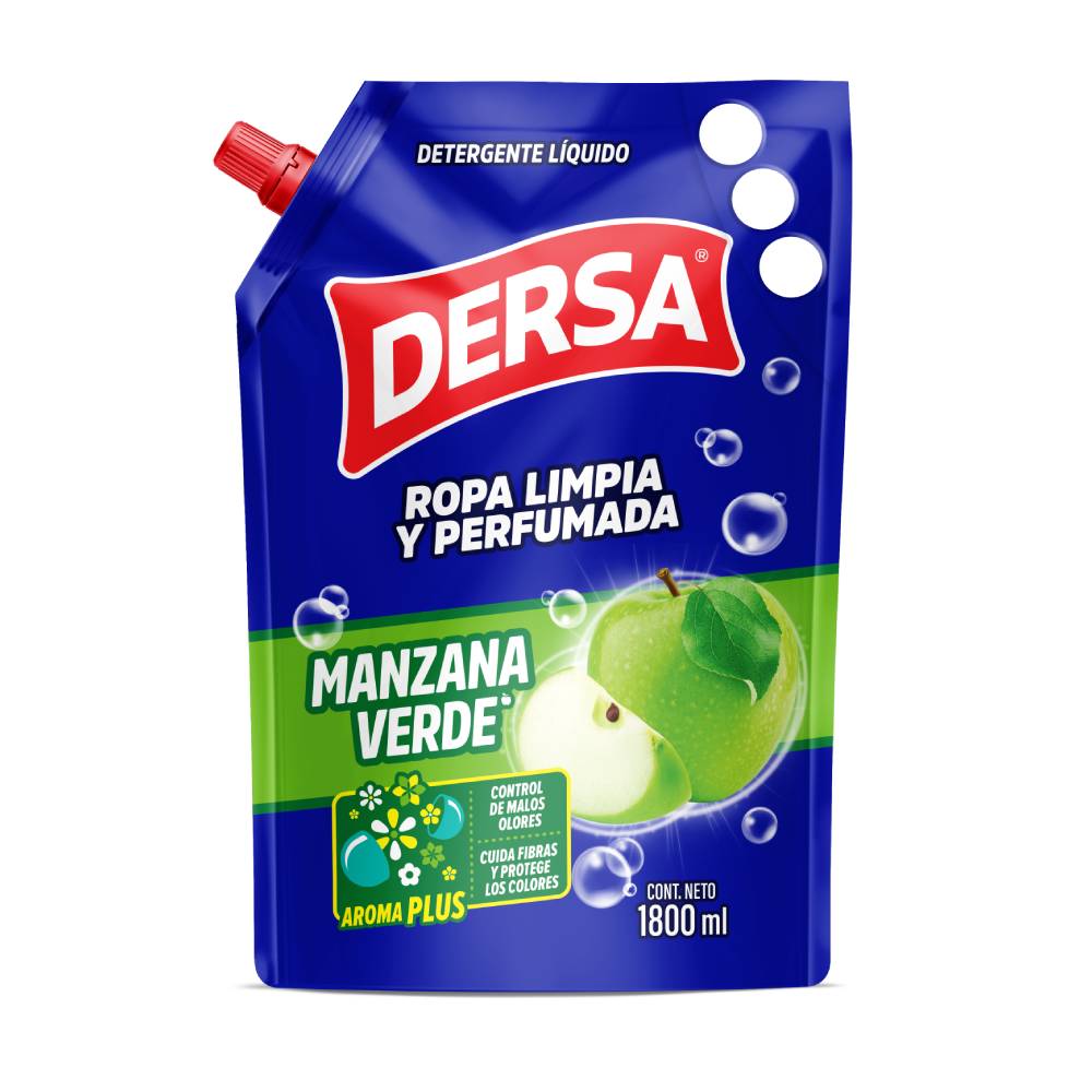 Detergente liquido Dersa manzana verde x1800ml