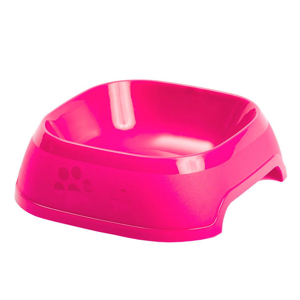 Plato para perro magenta