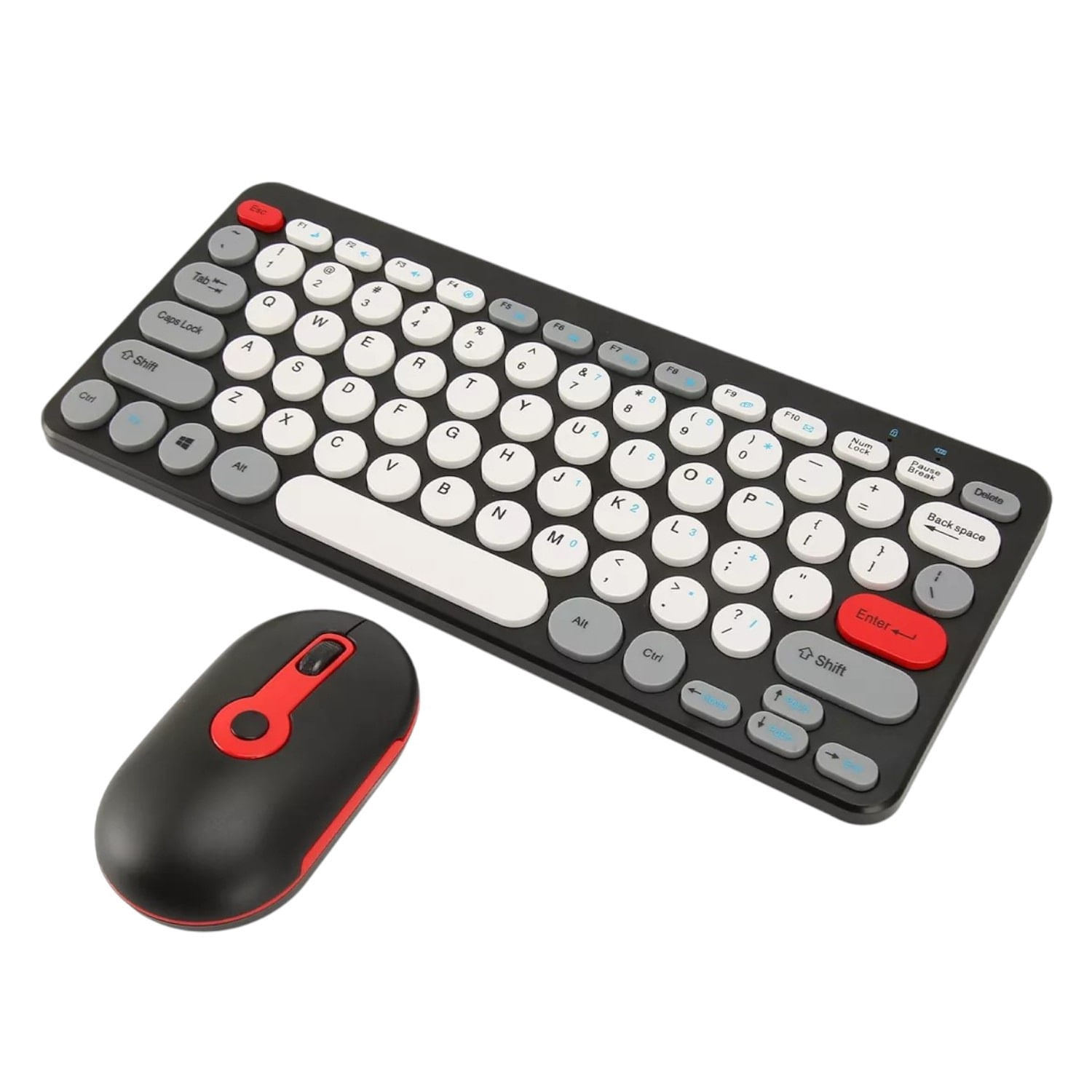 Combo Mini Teclado Y Mouse Inalambrico Comodo Y Portatil