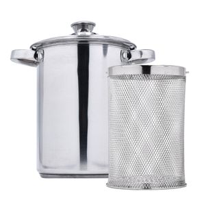 Combo Tezzio: Olla Vaporera 4L + Set 5 Utensilios de Cocina
