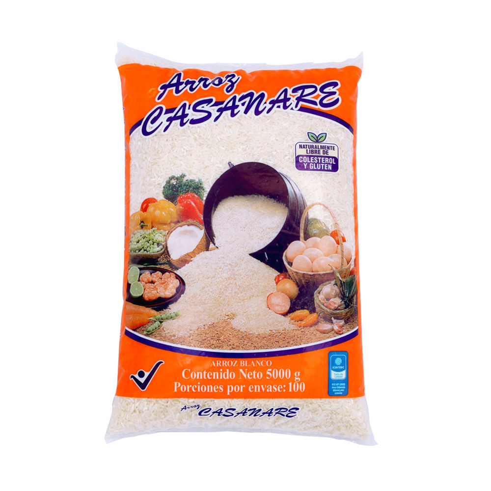 Arroz Casanare blanco x5kg