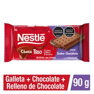 Galleta Nestle Choco Trio 12und 90g
