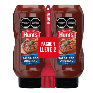 Salsa BBQ Hunts Pague 1 Lleve 2 x 620g