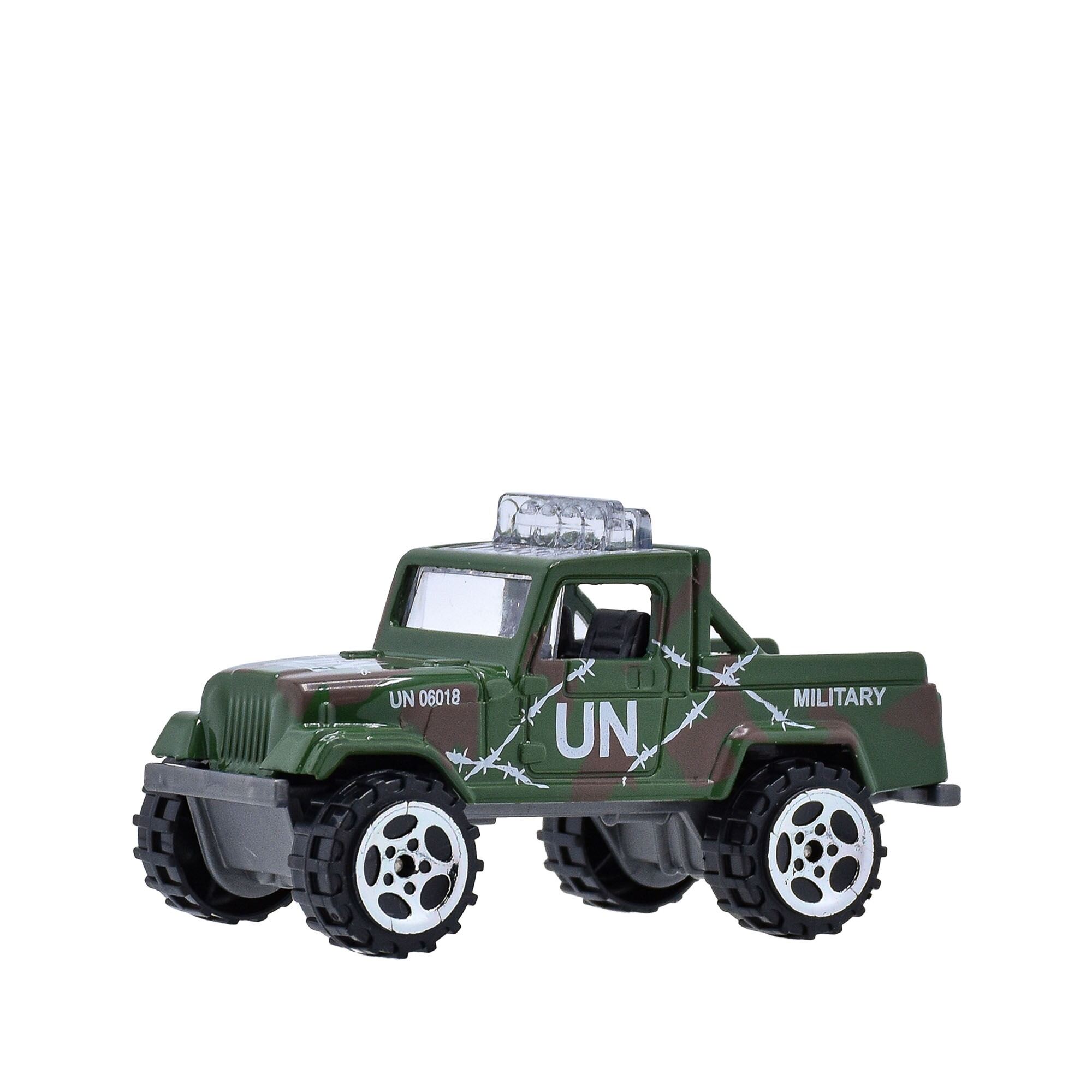 Carro Coleccionable Die Cast Verde Brave Camper Fast Road