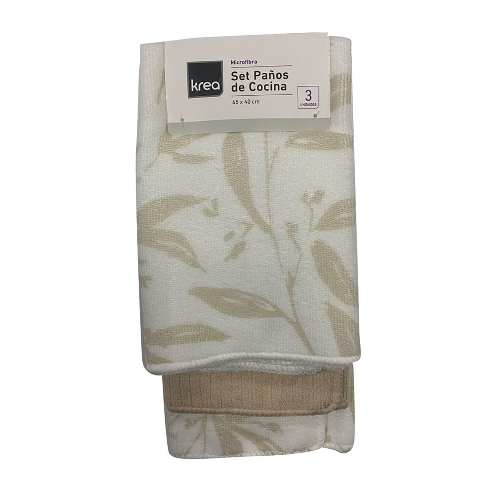 Set 3 Paños Microfibra Diseño V25