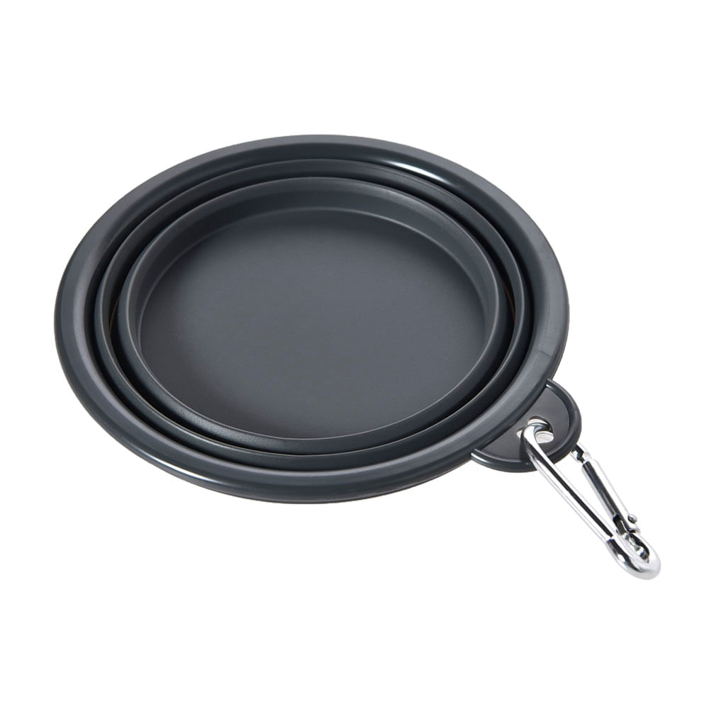 Plato Plegable Para Paseo Gris 450ml