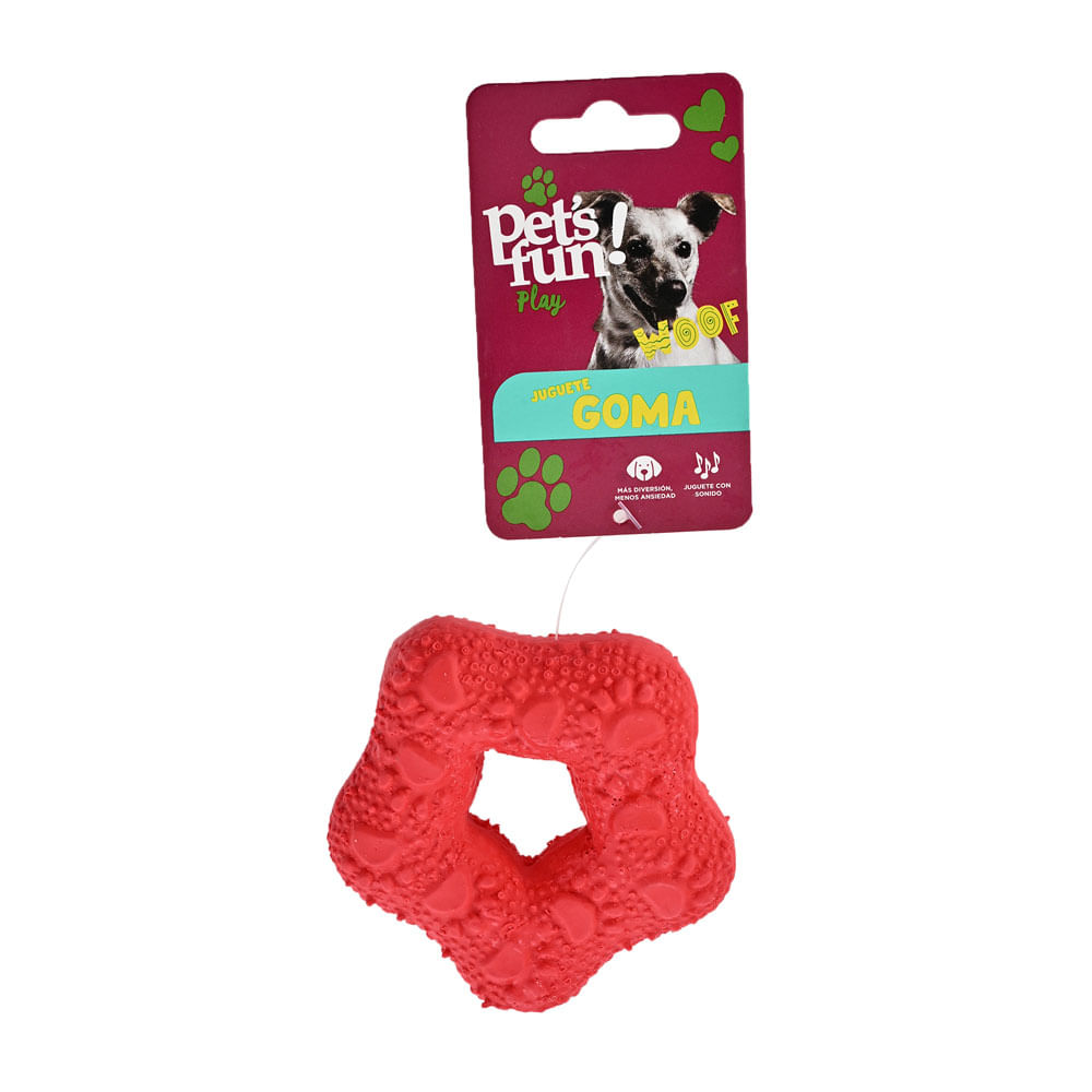 Juguete Latex Anillo + Estrella