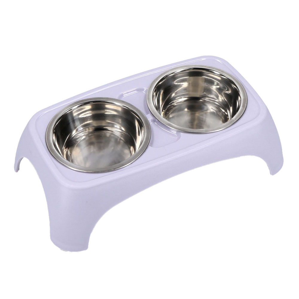 Plato Doble Alto Acero Inoxidable 500ml