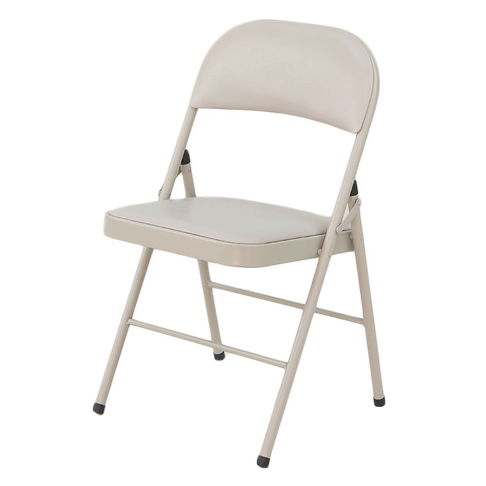 Silla plegable 78x46.5x45 cm beige M+Design