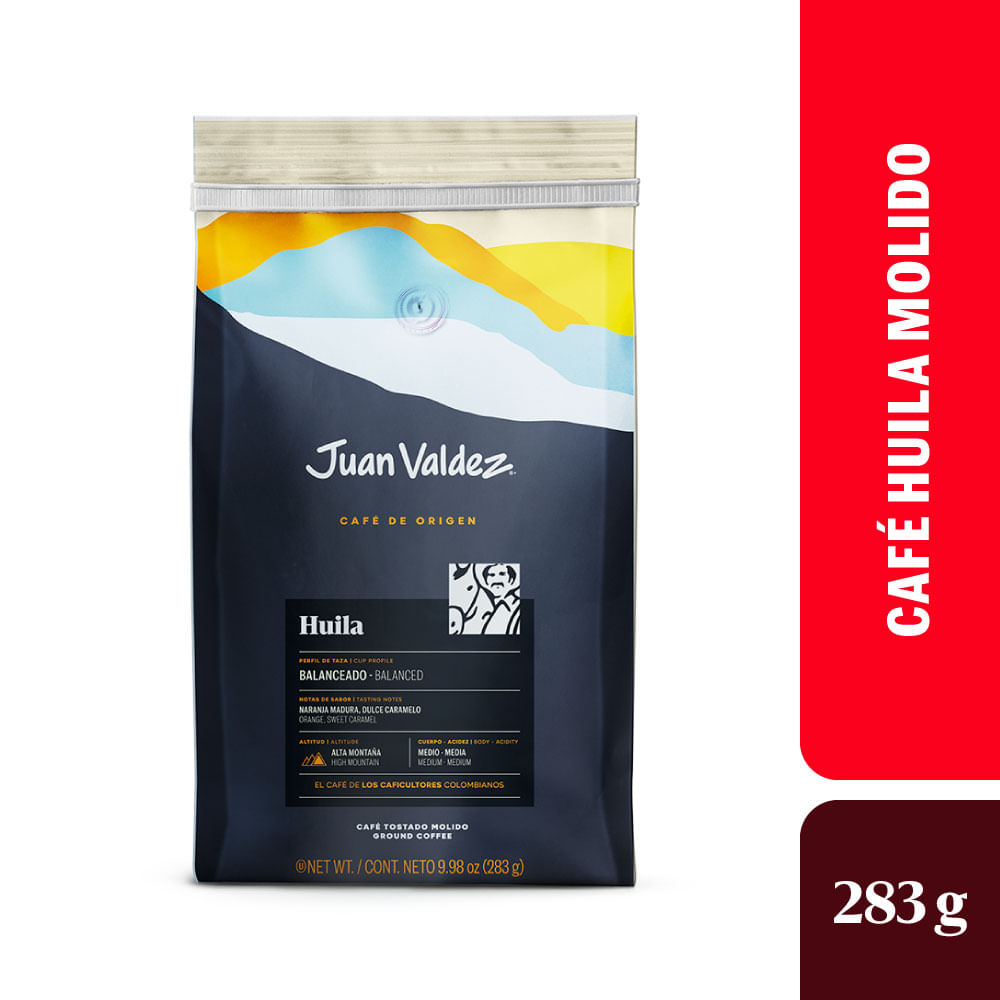Café Juan Valdez Origen Huila Molido 283gr
