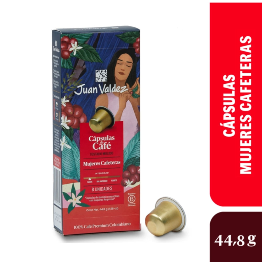 Cápsulas de Café Juan Valdez Mujeres Cafeteras