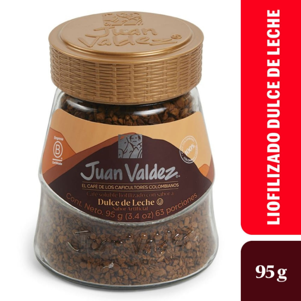 Café Juan Valdez Liofilizado Dulce de Leche 95gr