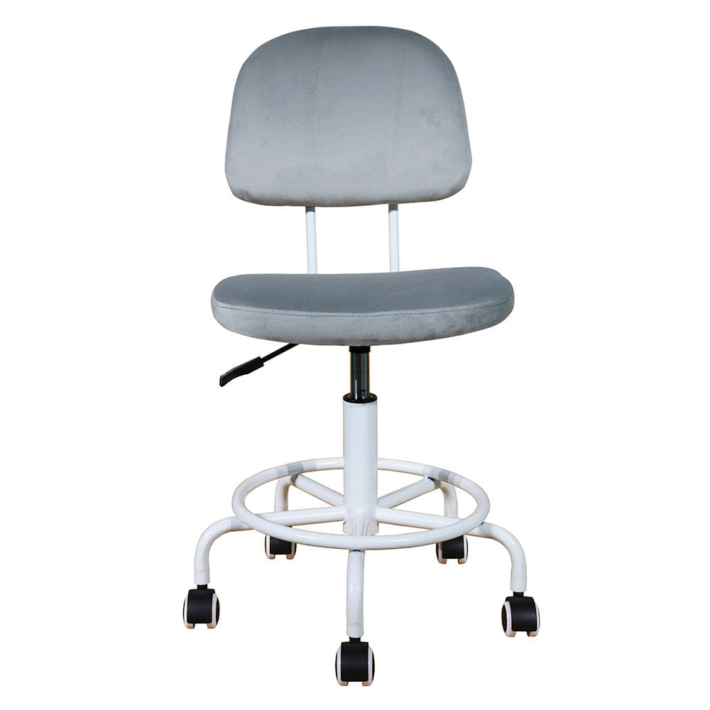 Silla PC Teen Yadira 81-93x41x53 cm gris M+Design