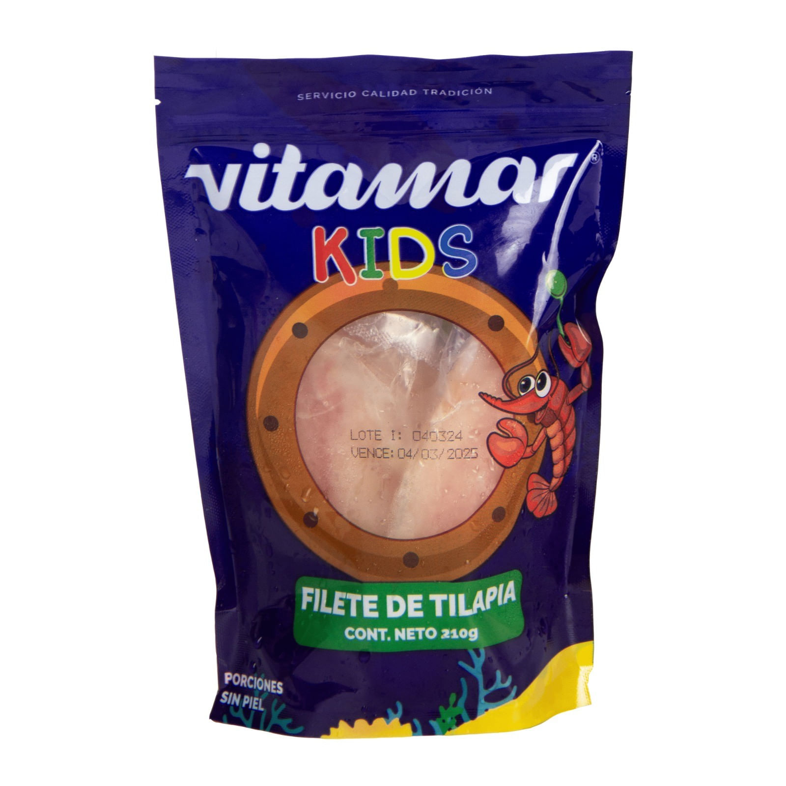 Filete de Tilapia Vitamar Kids 210g