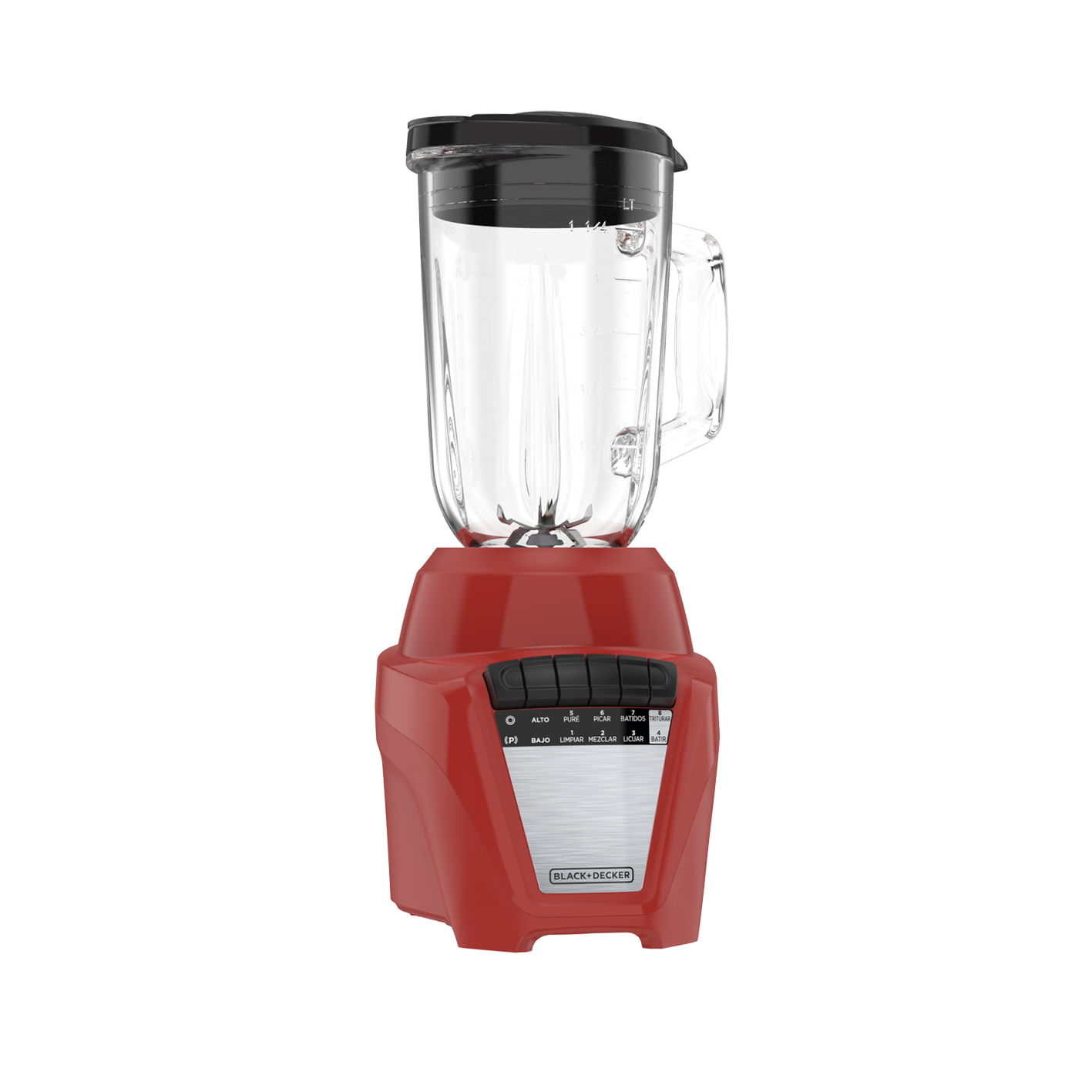 Licuadora Duramax 700W 8 Vel + Pulso Roja Black+Decker