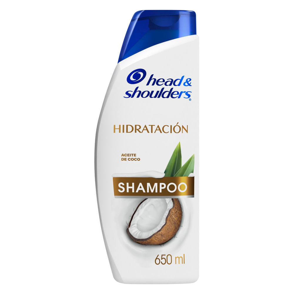 Shampoo Head Shoulders Hidratación Aceite de Coco 650 Ml