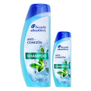 Shampoo Head & Shoulders Anti Comezón x650ml + 180ml