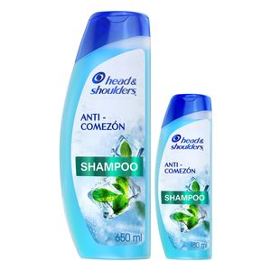 Shampoo Head & Shoulders Anti Comezón x650ml + 180ml