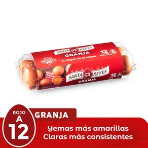 Huevos A rojos Santa Reyes x12und