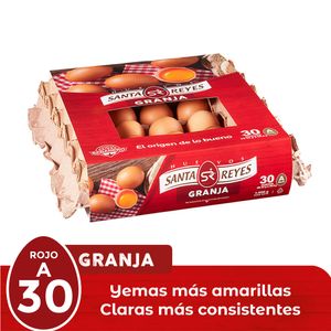 Huevos A rojos Santa Reyes x30und
