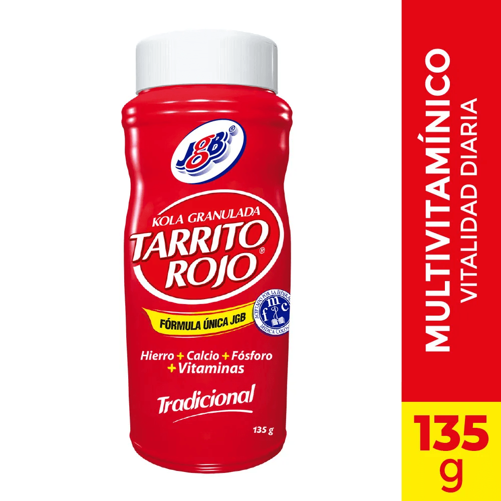 Kola Granulada Tarrito Rojo Tradicional x135grs