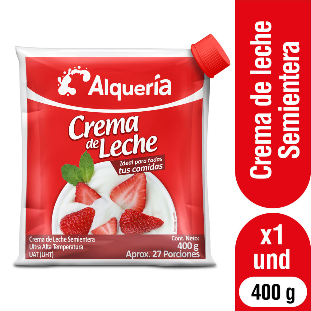 Crema de Leche Alqueria 400g