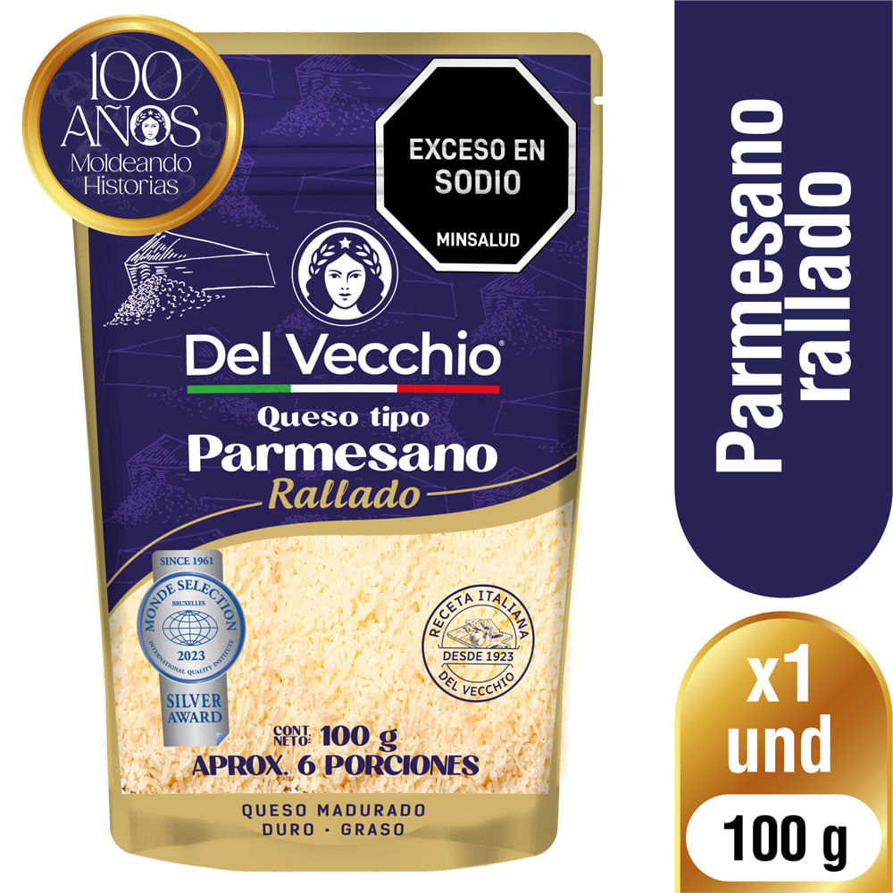 Queso parmesano Del Vecchio 100g
