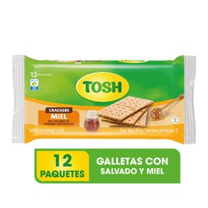 Galleta Tosh miel x12und x324g