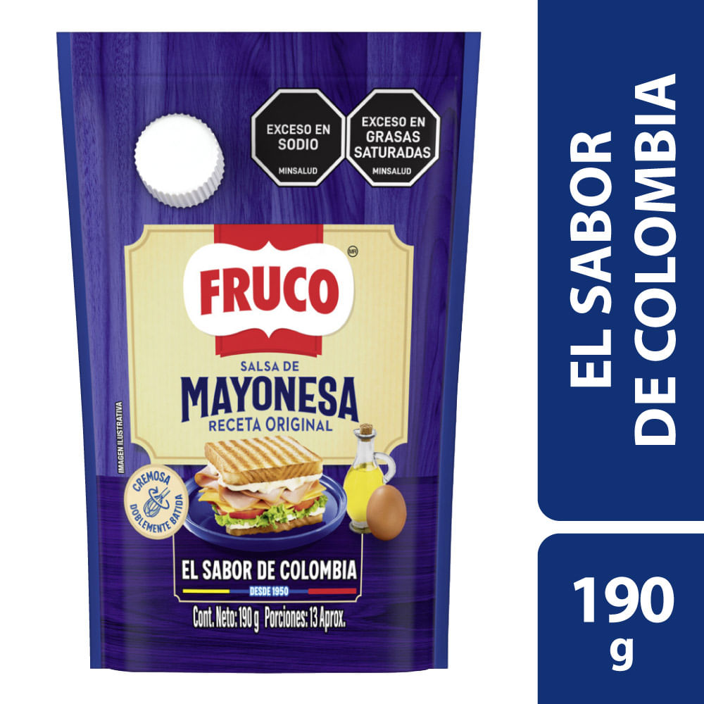 Salsa de Mayonesa Fruco Doypack 190g