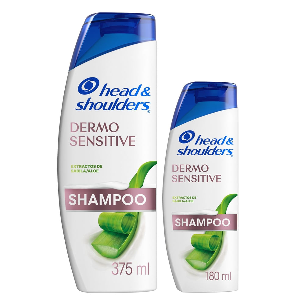 Shampoo Head & Shoulders dermosensitive x375ml + Shampoo Head & Shoulders x180ml