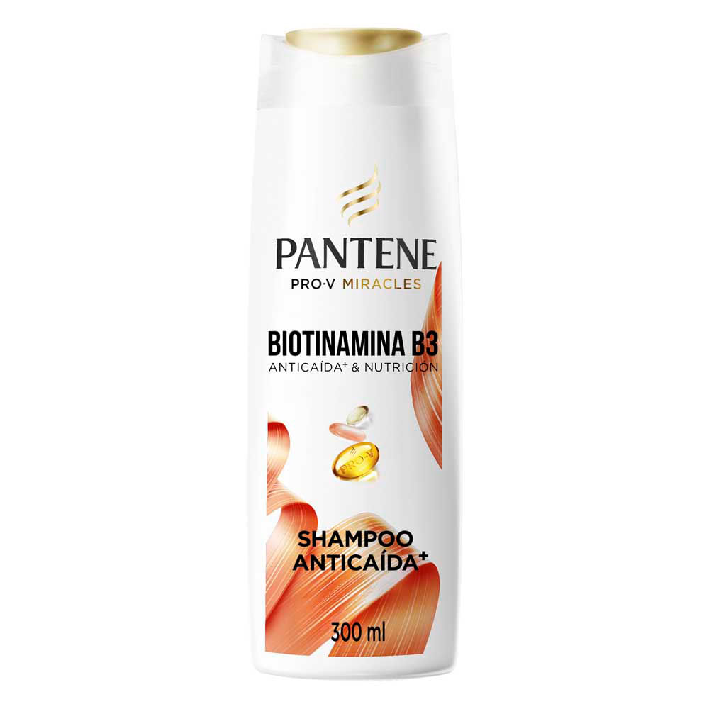 Shampoo Pantene Anticaída+ Biotinamina B3 300 ml