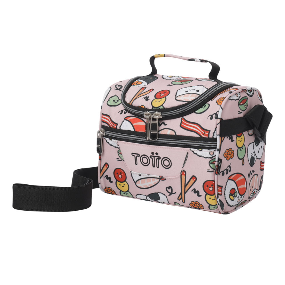 Lonchera Totto Pizarra Rosado