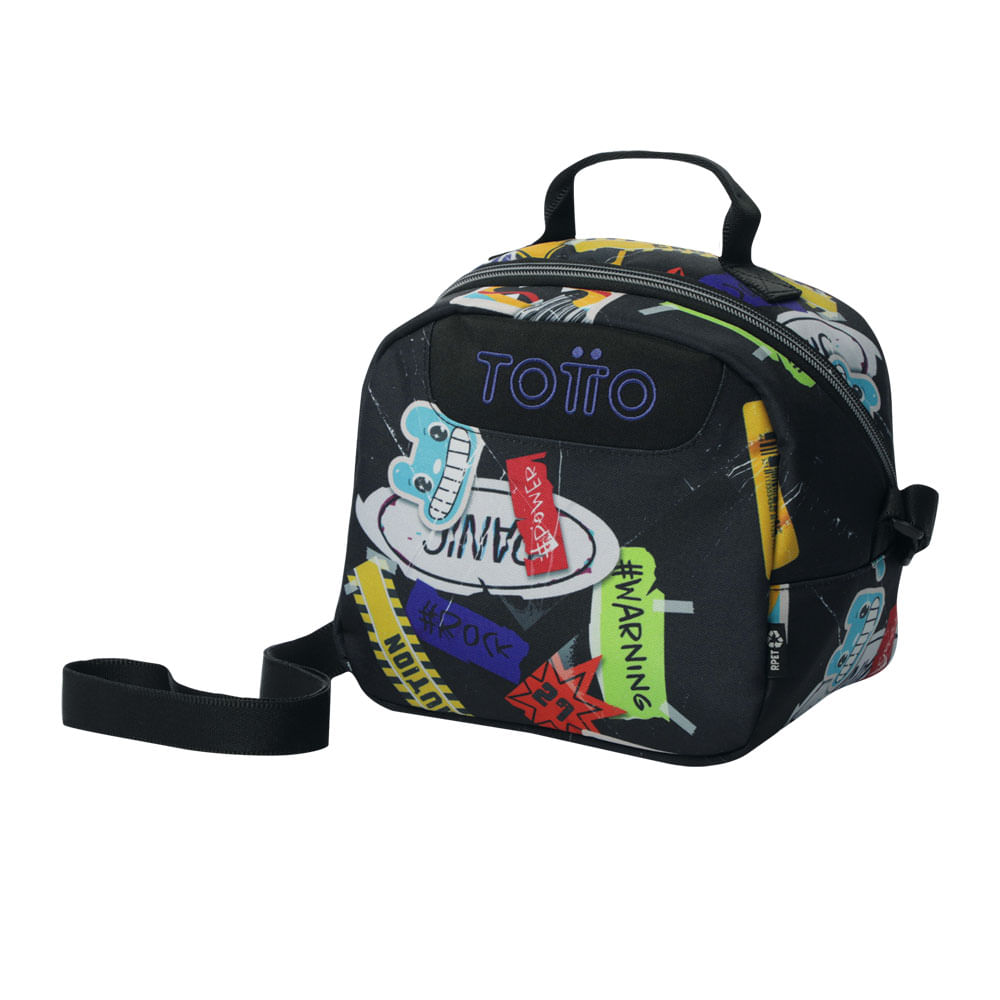 Lonchera Totto Borrador Negro