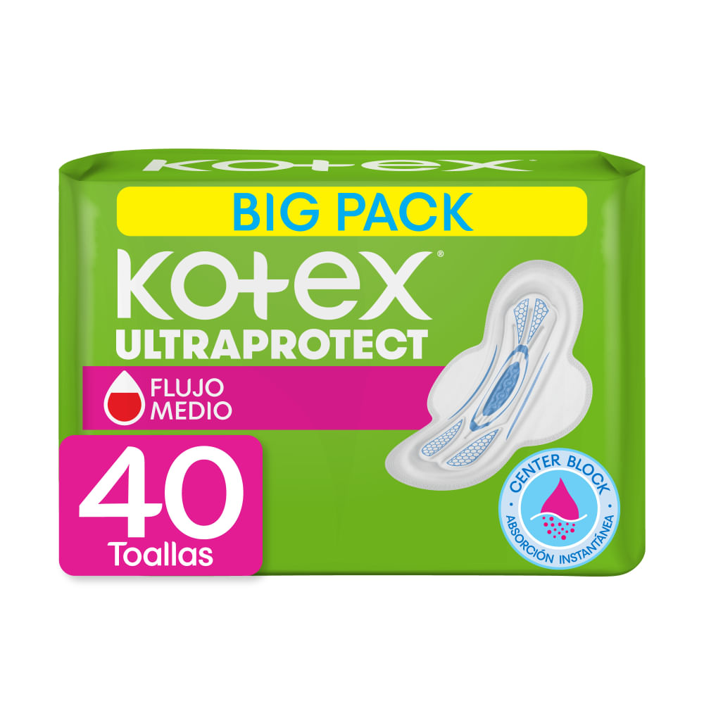 Toallas Femeninas Kotex Normal 40U