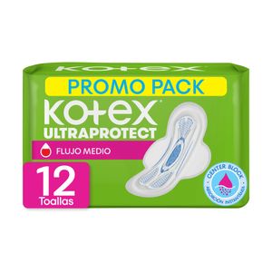 Toallas Femeninas Kotex Normal 10U + 2U