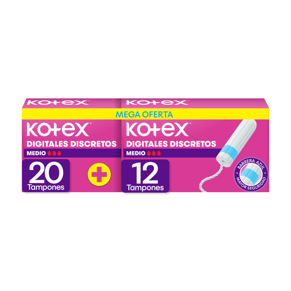 Tampones Kotex Digital Medio 32U