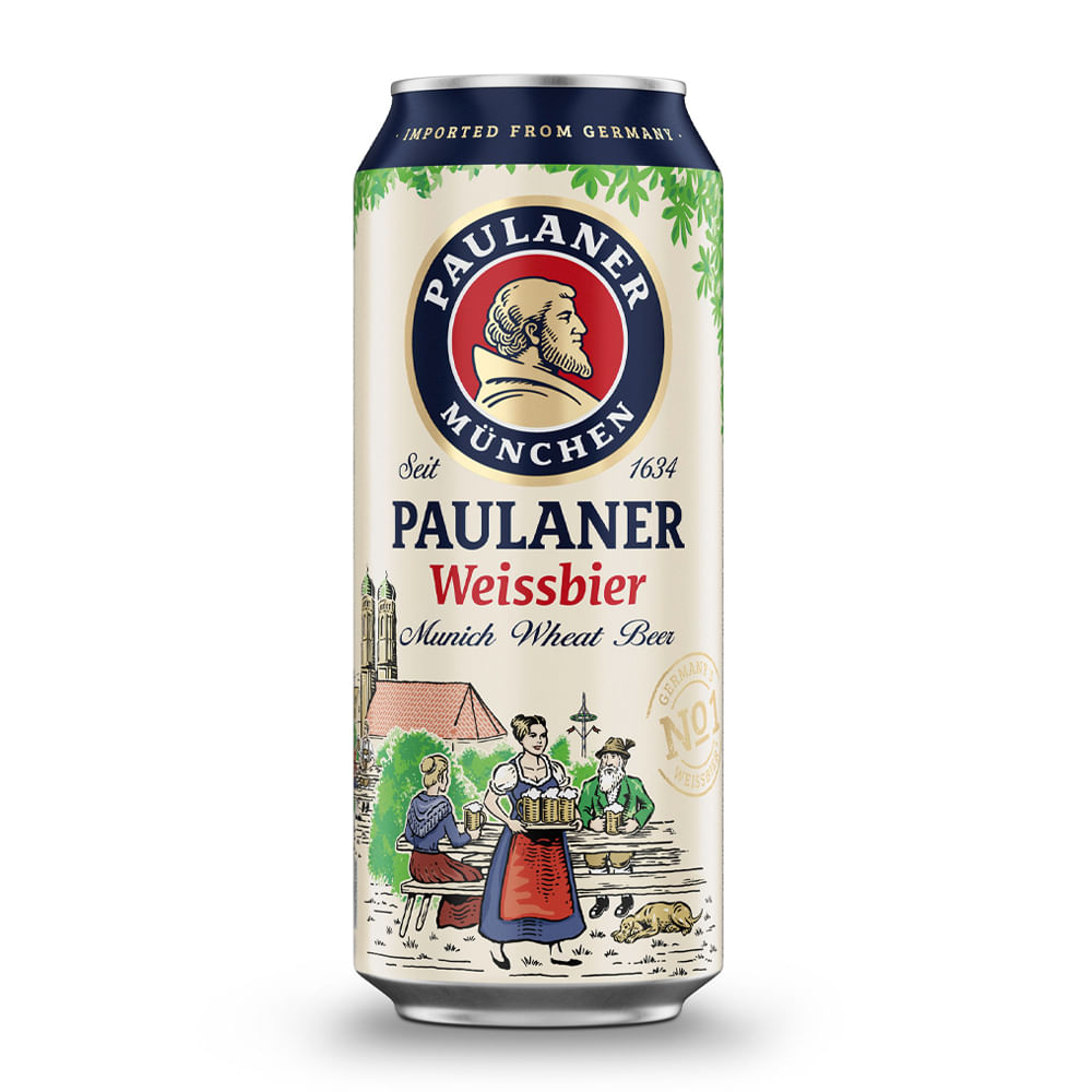 Cerveza Paulaner Weissbier Lata 500ml