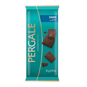 Tableta chocolate pergale amargo x85g