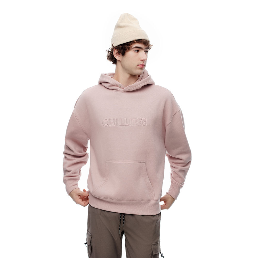 Buzo Tipo Hoodie con Capucha en Algodón Masculino Airox Gef