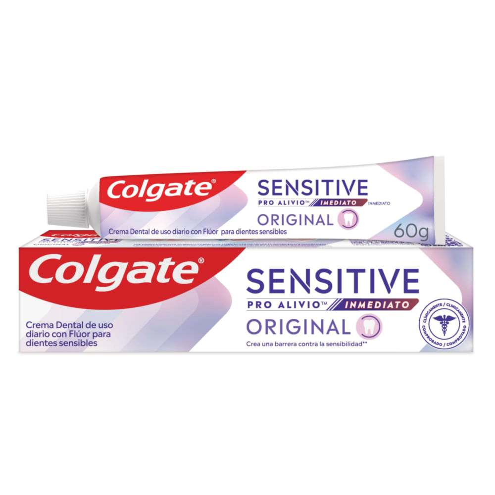 Crema Dental Sensibilidad Colgate Sensitive Pro Alivio Inmediato Original 60g