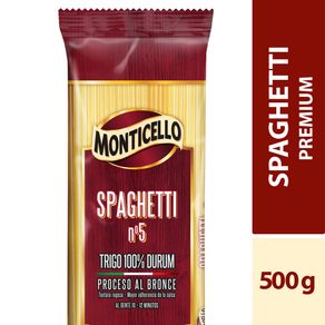Pasta Monticello spaguetti x 500 g.