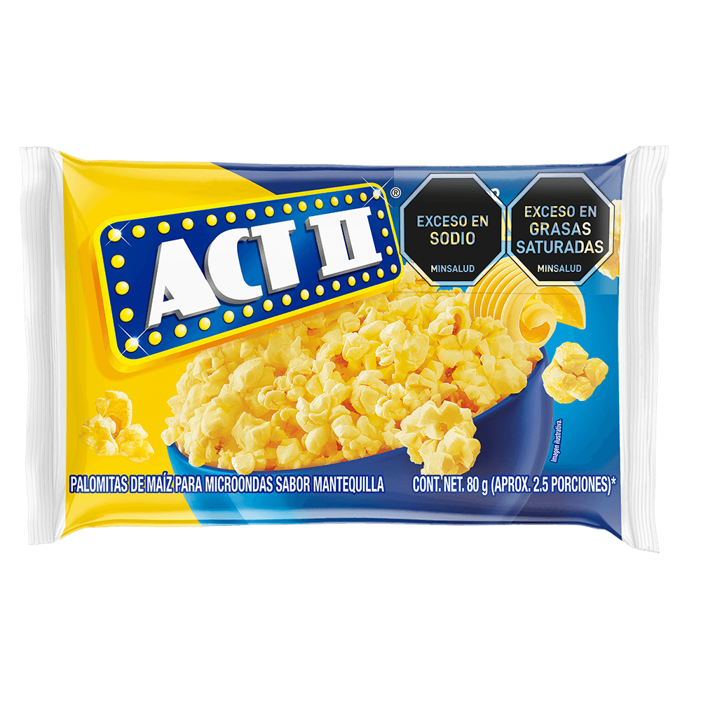 Palomitas Act ll mantequilla x80g