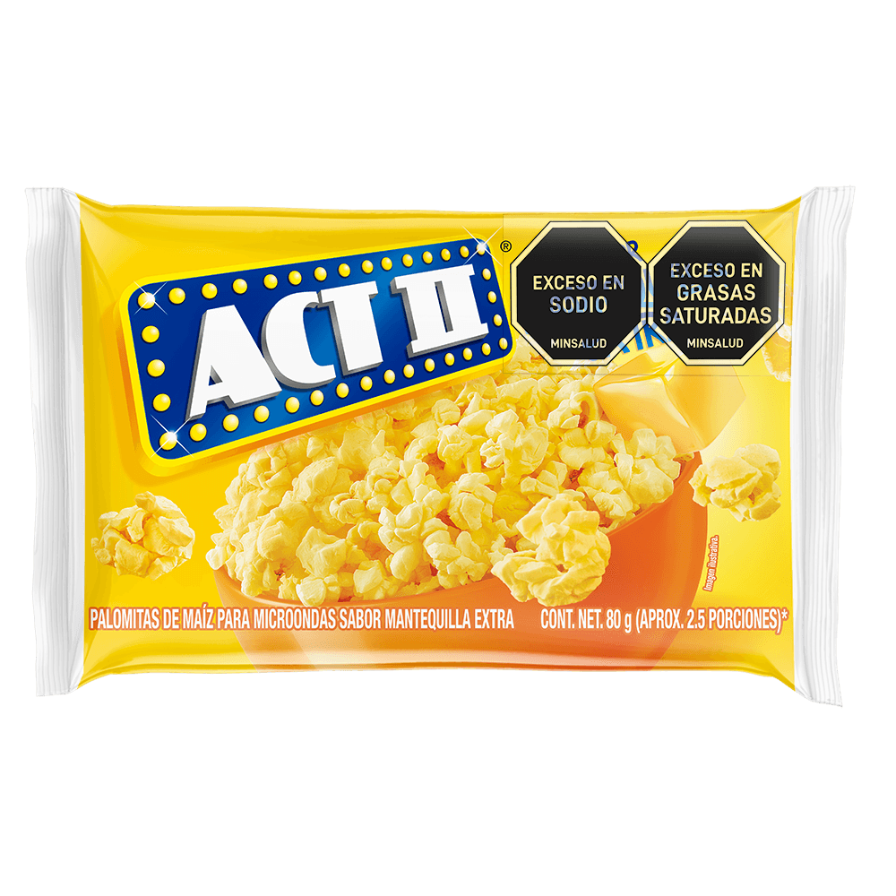 Palomitas Act ll mantequilla extra x80g