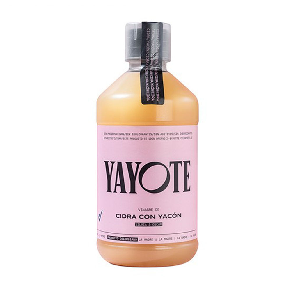 Vinagre Yayote Cidra Yacon 500ml