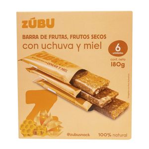 Barra Zubu Frutos Uchuva Miel 6Und 30g